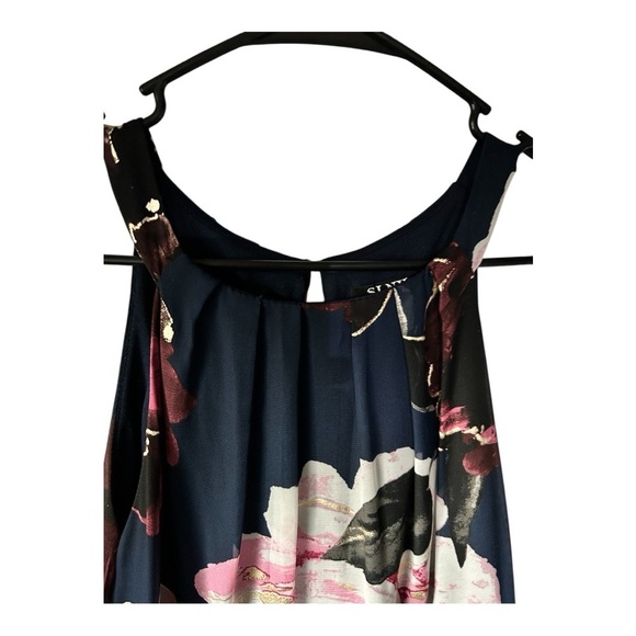 SLNY Pink long floral Sundress size 10 - Picture 5 of 8